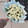 25 Кустовых белых роз