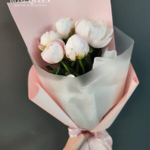 МОНОБУКЕТ «5 пионов»