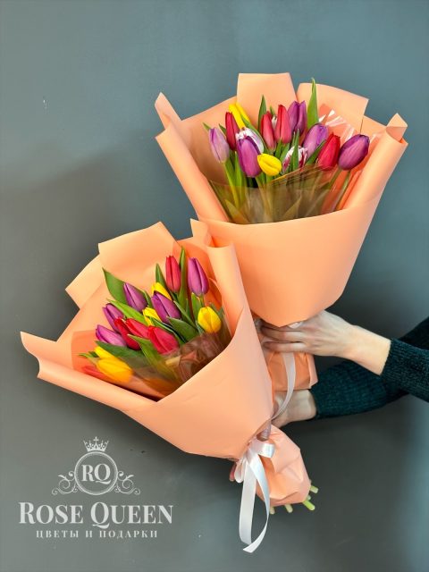 Микс 15 тюльпанов