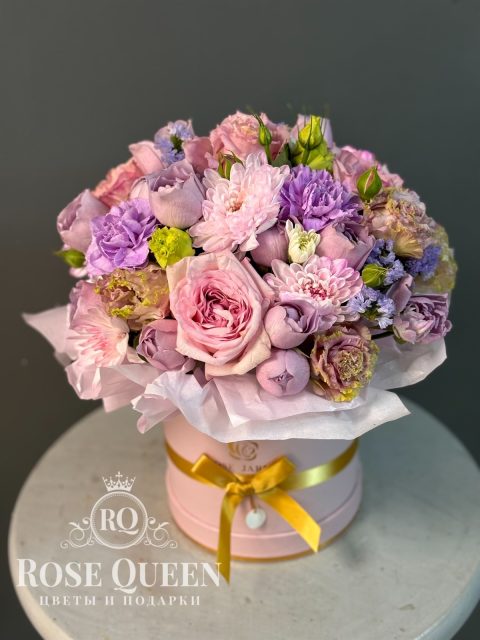 Коробка с цветами «Жизель»