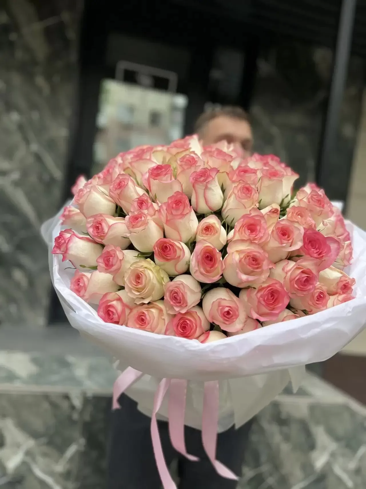 101 роза 40см «Джумилия» — изображение 2